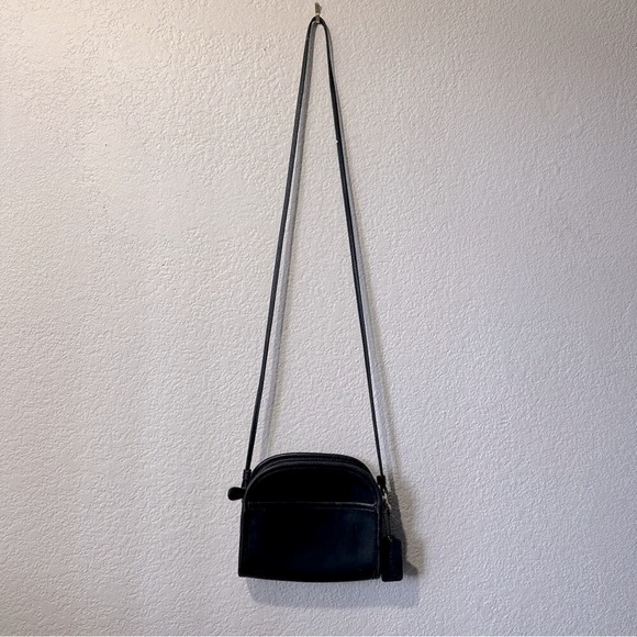 COACH Vintage Abbie Crossbody Shoulder Bag 90’s Black No. BOX-9027 RARE - Picture 11 of 13